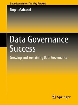cover image of Data Governance Success